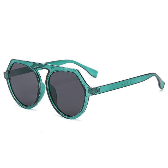 Wholesale Vintage Transparent Frame Sunglasses JDC-SG-XingLu MOQ201