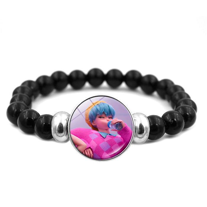 Wholesale K-POP Bracelet Girl Gift Accessory Colorful Beaded Bracelet