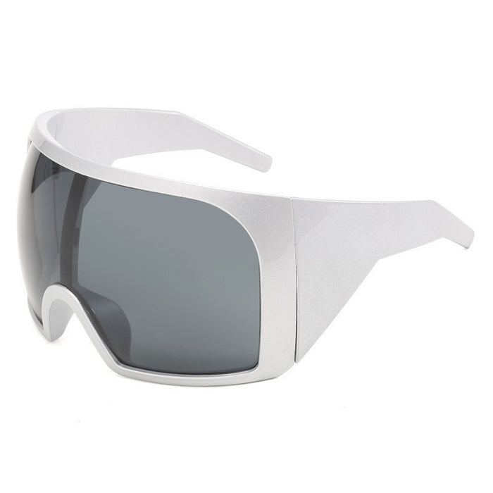 Wholesale Large frame surround sunglasses technology eye protection sunglasses