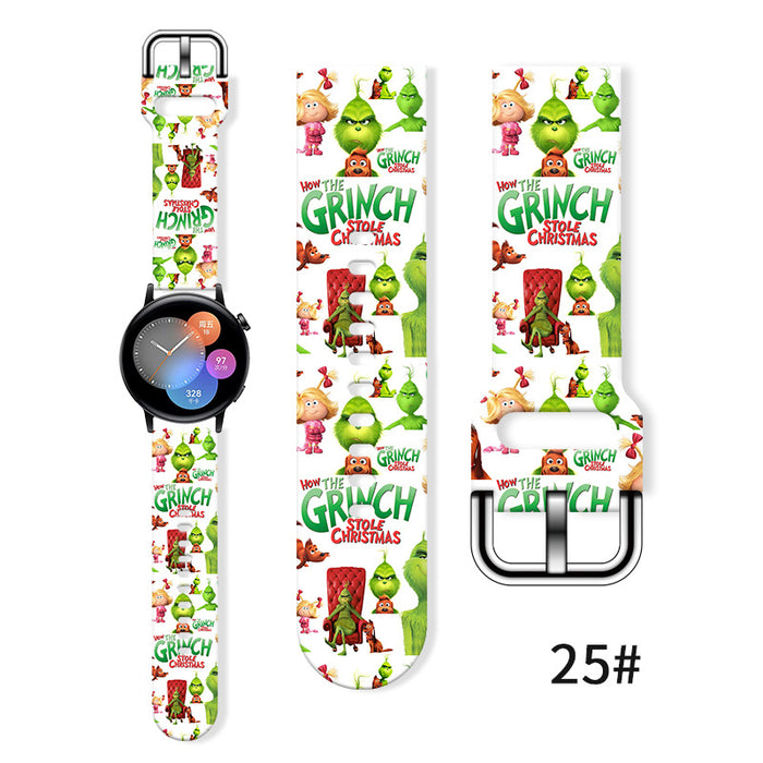 Wholesale Printed Tpu Watch Strap Wrist Strap JDC-WD-NuoQi063