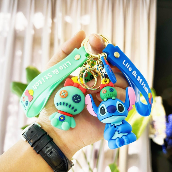 Wholesale PVC Cartoon Doll Keychain JDC-KC-WuYi082