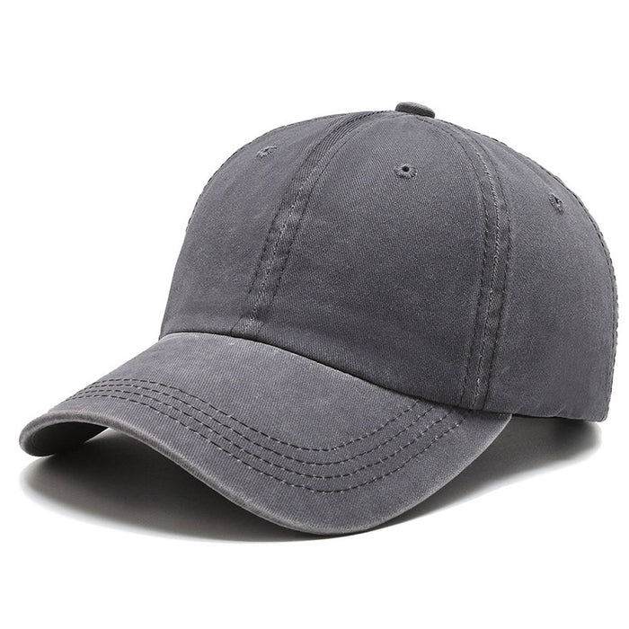 Wholesale Washed hat, vintage baseball cap, outdoor sun shading duckbill cap