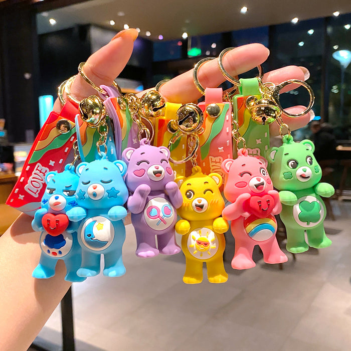 Wholesale Drip Glue Cartoon Doll Keychain JDC-KC-Gongz052