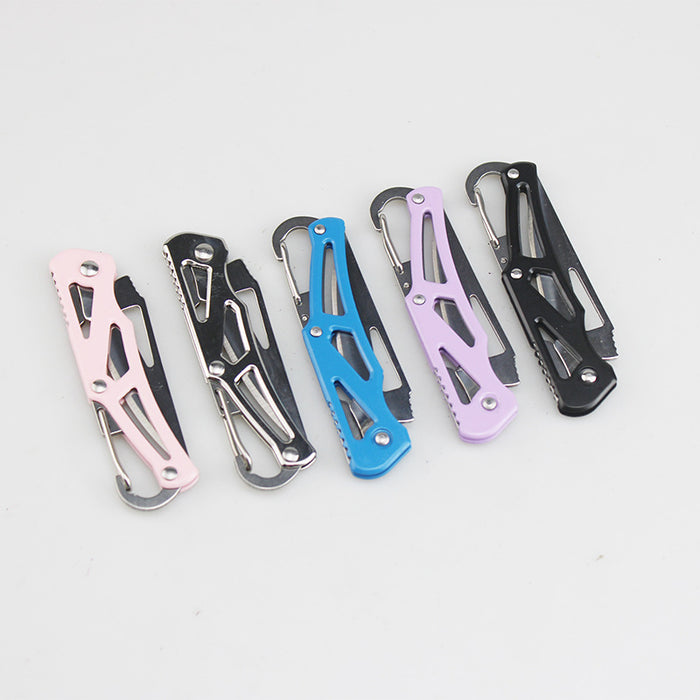 Wholesale Black Stainless Steel Folding Knife Mirror Polished Sharp Blade Portable Camping Pocket Knife