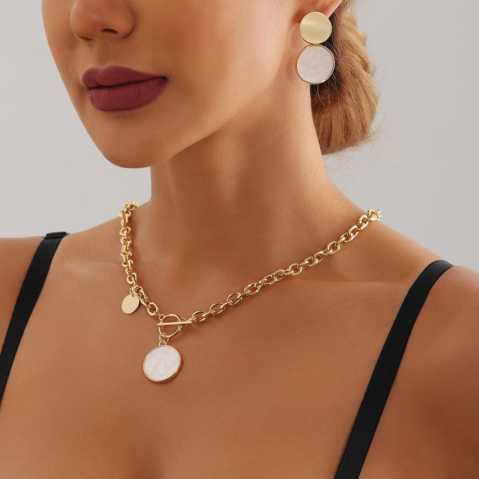 Wholesale Imitation White Fritillaria Jewelry Set
