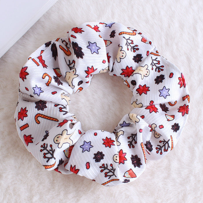 Wholesale Christmas Plush Hair Scrunchies JDC-HS-Heqin003