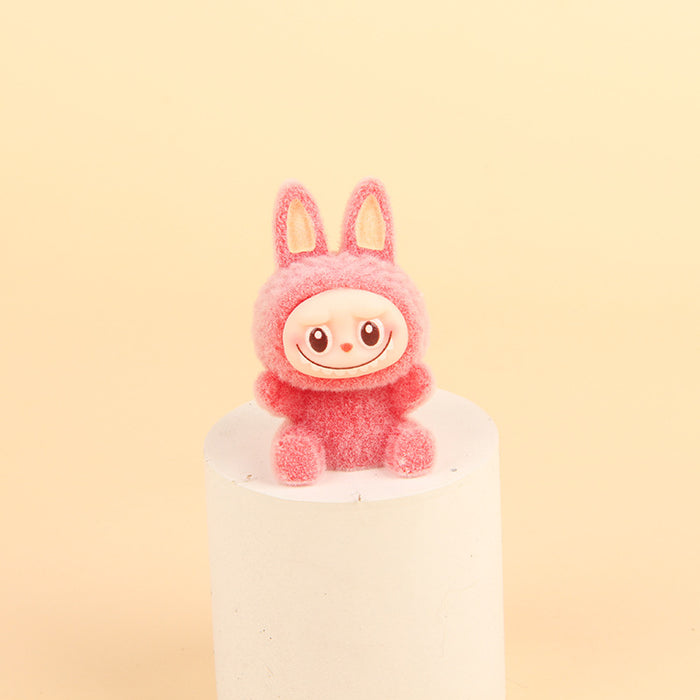 Wholesale Cute Resin Particle Solid Color Keychain Pendant