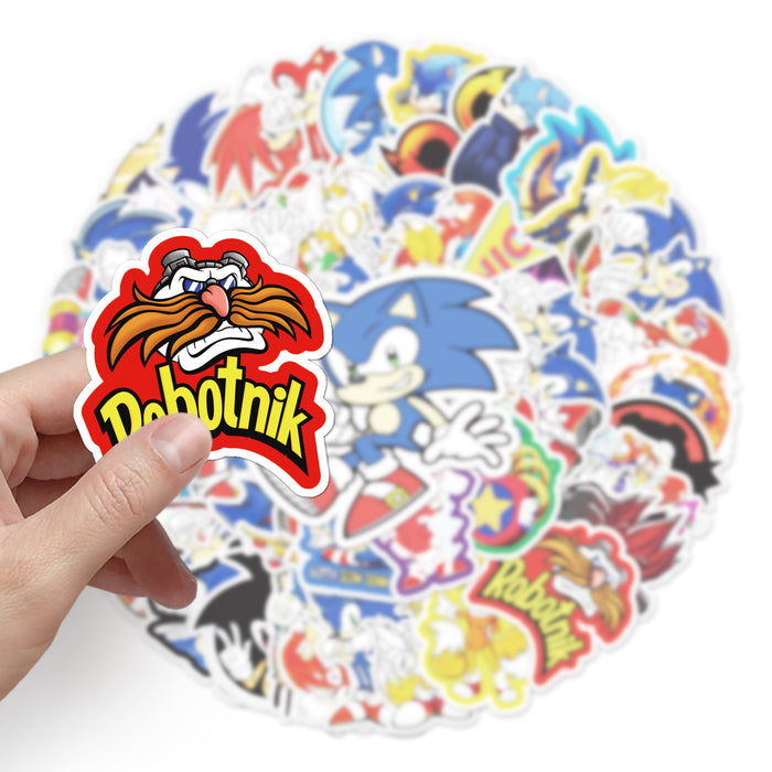 Wholesale 51pcs Cartoon anime graffiti stickers luggage car guitar scooter waterproof decorative stickers