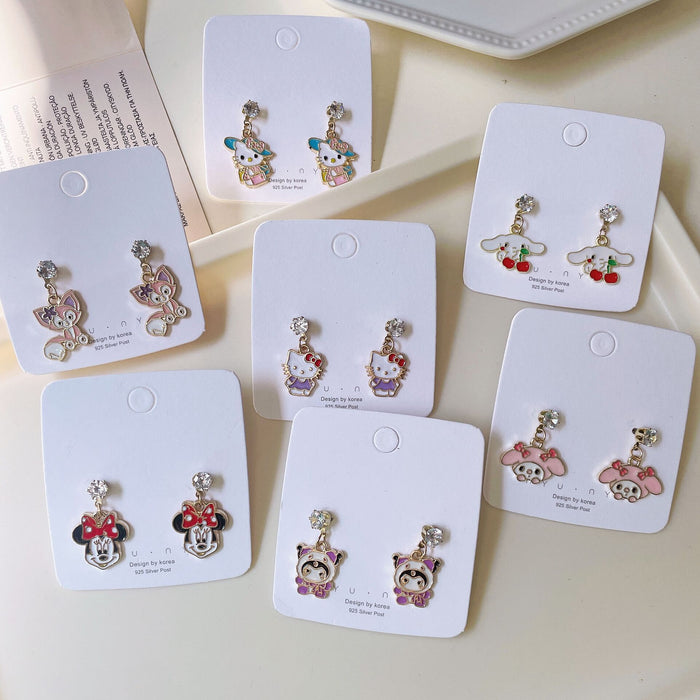 Wholesale Cartoon Alloy Earrings JDC-ES-KaLu017