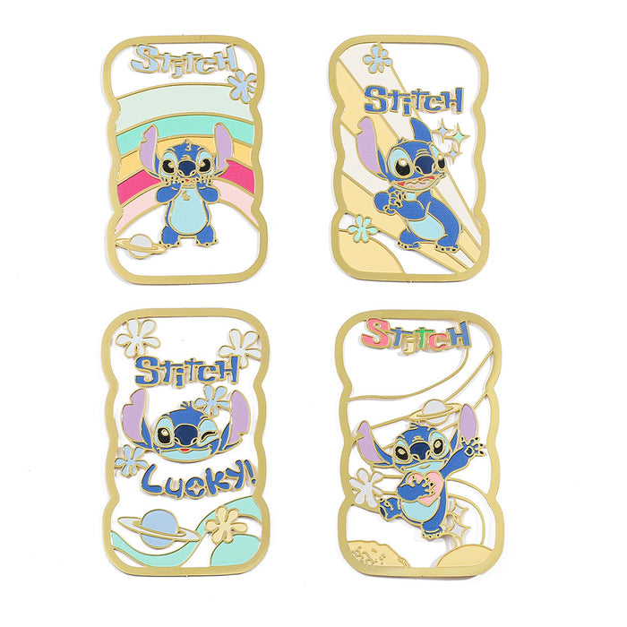 Wholesale wavy border hollow metal bookmark