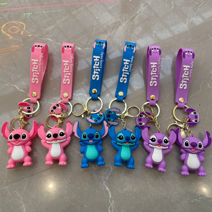 Wholesale Keychain Soft Plastic Doll Car Keychain Cute Pendant Couple Birthday Gift Wholesale