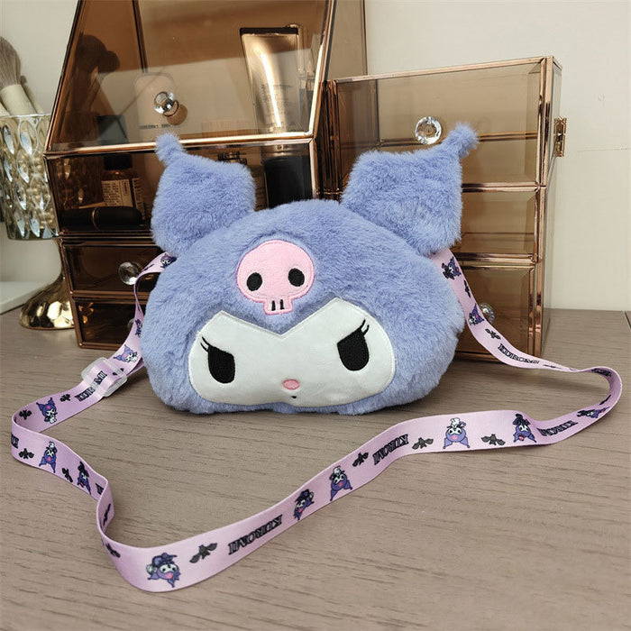 Wholesale Cute cartoon plush crossbody shoulder bags for children