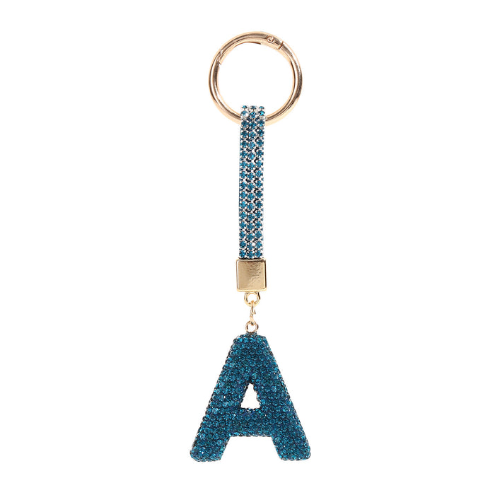 Wholesale Diamond Letter Keychain Car Key Pendant Diamond English Letter Key Chain