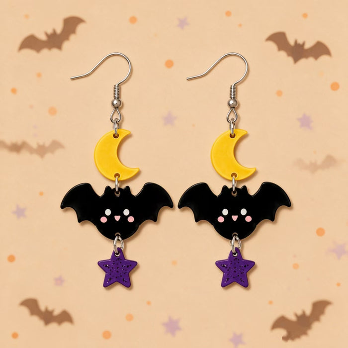 Wholesale 2D Acrylic Cat Earrings For Women Party Wear Fashion Accessory