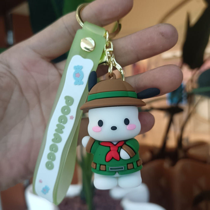 Wholesale Silicone Cartoon Doll Keychain JDC-KC-YiChang010