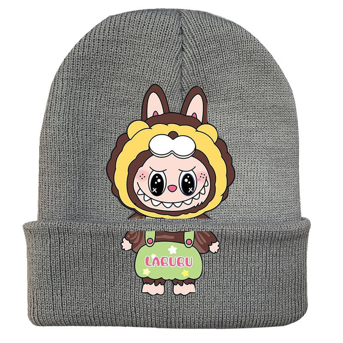 Wholesale   knitted hat autumn and winter new wool hat adult outdoor warm hat cross-border cartoon cold hat
