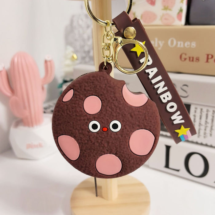 Wholesale  silicone coin purse cute children's  coin bag earphone bag key pendant