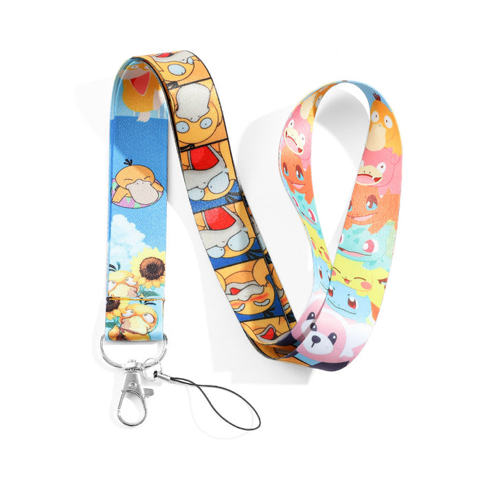 Wholesale Christmas Cartoon Lanyard Ribbon Keychain JDC-KC-QiChao032