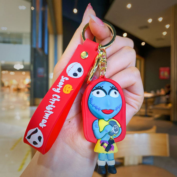 Wholesale Cartoon Doll Silicone Keychain JDC-KC-MingT262