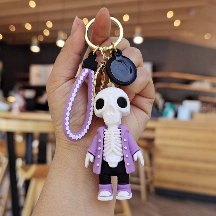 Wholesale Cartoon Silicone Doll Keychain JDC-KC-ZhuoRan030