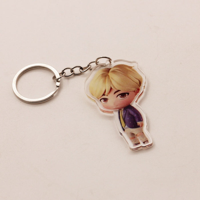 Wholesale Cartoon Frosted Acrylic Keychain JDC-KC-HanTian006