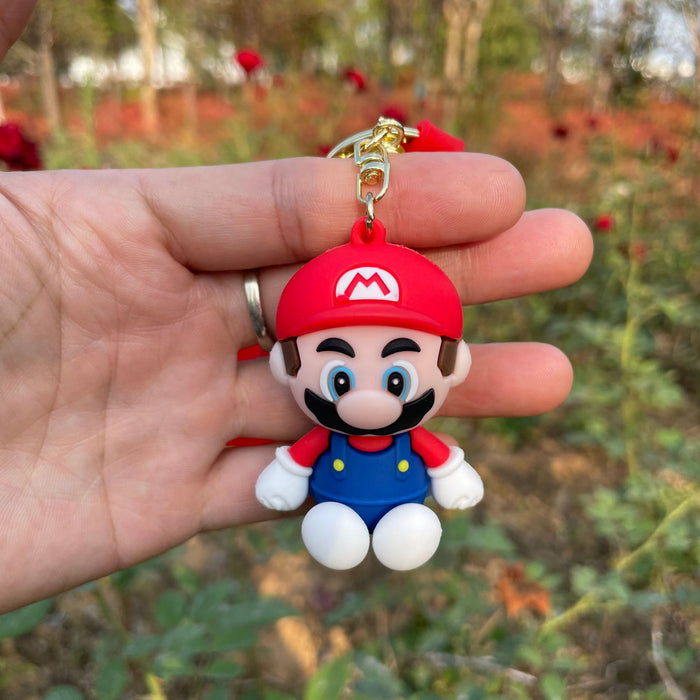 Wholesale Cartoon Cute Anime Soft Rubber 3D Doll PVC Keychain Bag Pendant