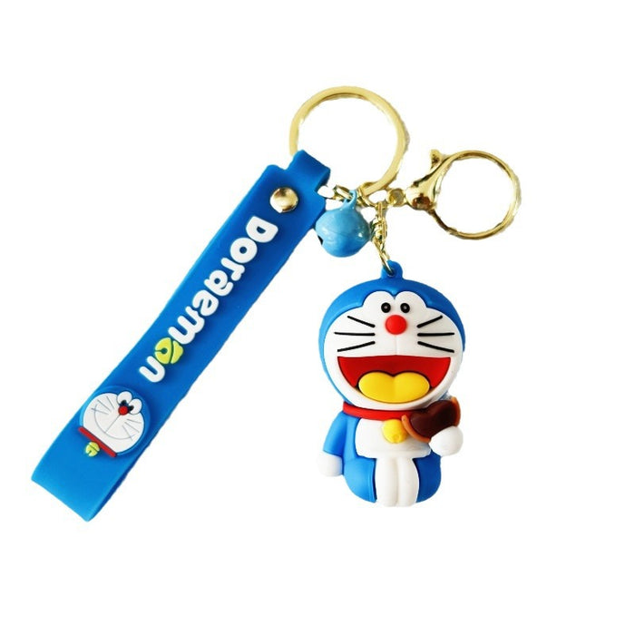 Wholesale Cute PVC Keychain Cartoon Bag Charm Car Key Accessory Gift