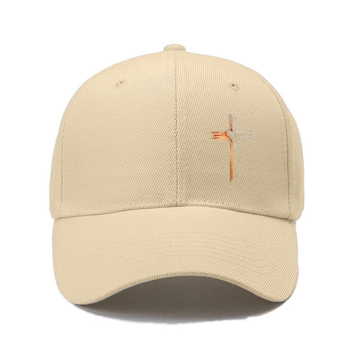 Wholesale 2pcs Cross print fashionable outdoor casual baseball cap