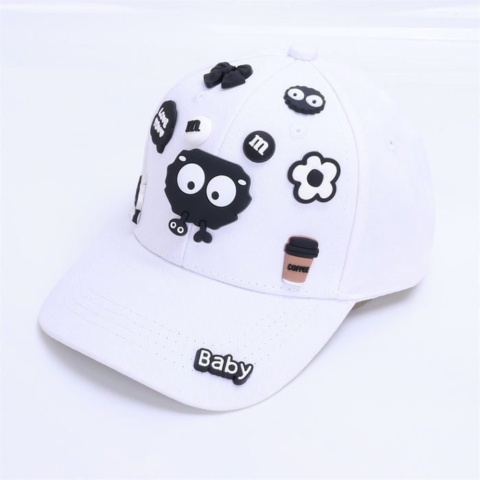 Wholesale Cute Baby Baseball Cap Coal Ball Design Fashion Hip Hop Hat For Kids Boys Girls