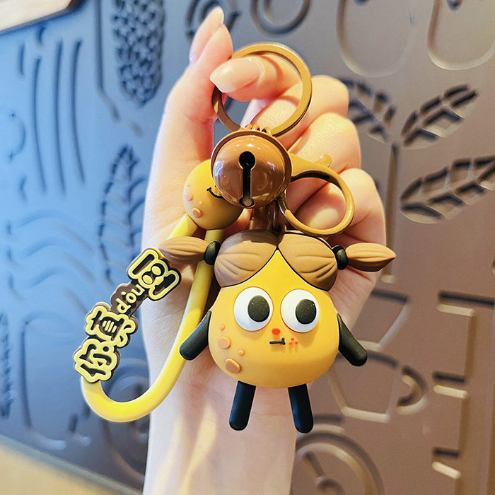 Wholesale Funny Cartoon Cute Potato PVC Keychain JDC-KC-Hangl009