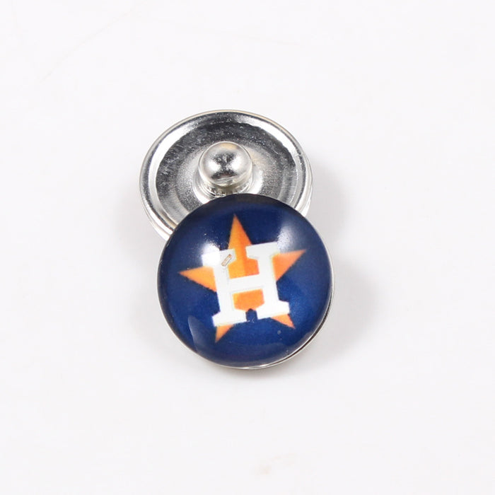 Wholesale 10 pairs/ pack 18mm Ice Hockey Team Button