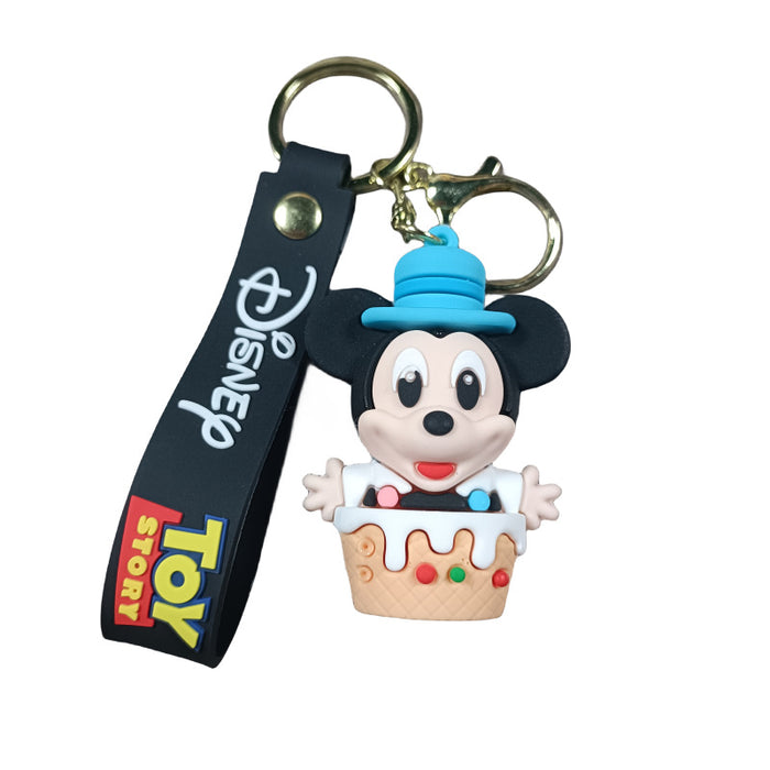 Wholesale Silicone Cartoon Doll Keychain JDC-KC-MingT193