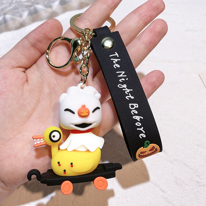 Wholesale  Pumpkin Skull Cartoon Doll Keychain Party Gift Pendant  Cute Keychain