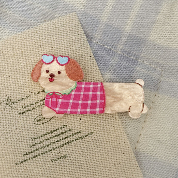 Wholesale Cute Cartoon Animal Puppy Hair Clips