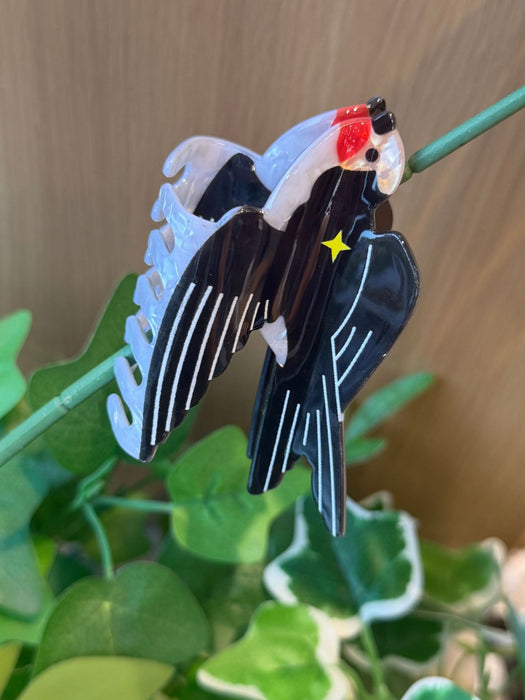 Wholesale Colorful Parrot Claw Hair Clip PVC Creative Bird Design Hair Accessory