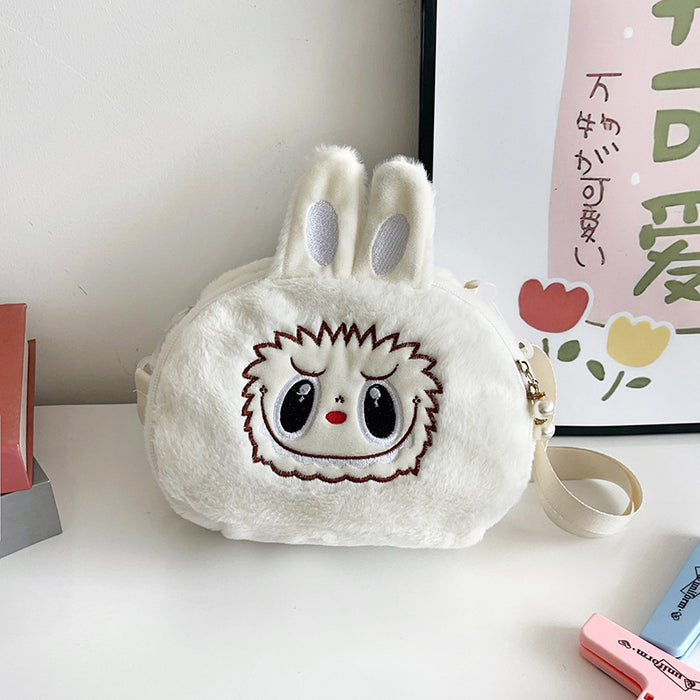 Wholesale Cartoon Doll Plush Bag Cute Plush Toy Backpack Crossbody Casual Versatile Birthday Gift