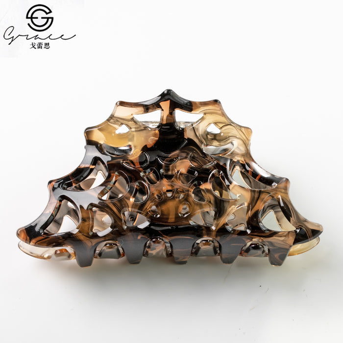 Wholesale  Web Hairpin Acrylic Jewelry Hollow Grab Clip