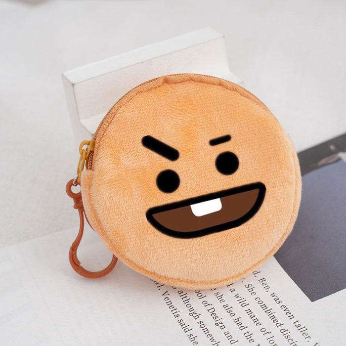 Wholesale Plush Cartoon Small Wallet Keychain JDC-KC-ShuaiX001