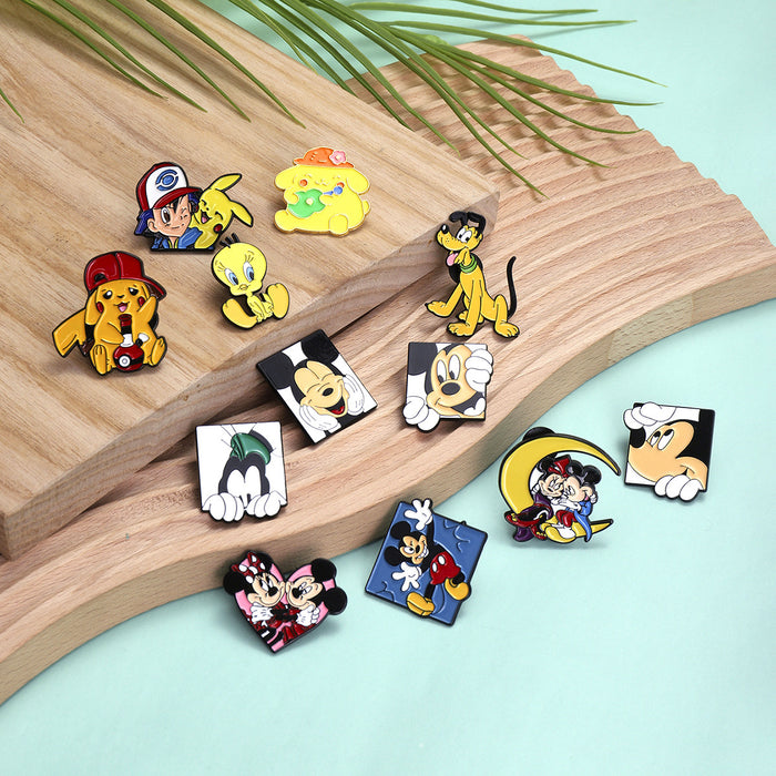 Wholesale Cartoon Brooch  Anime Story Metal Badge Accessories