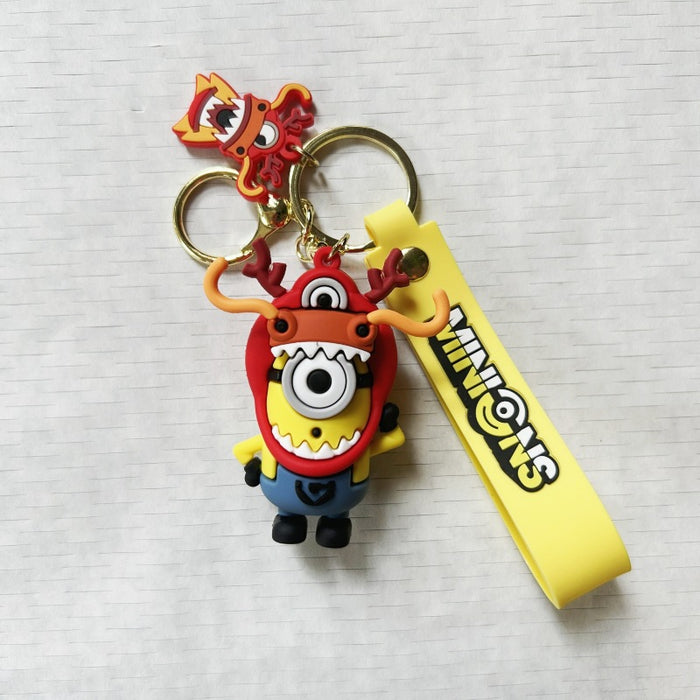 Wholesale PVC Cartoon Doll Keychain JDC-KC-WuYi273