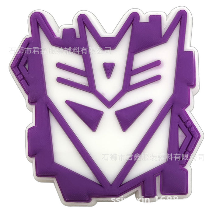 Wholesale 50pcs Cartoon Hole Shoes Buckle Decorative Buckle  Shoes Charms