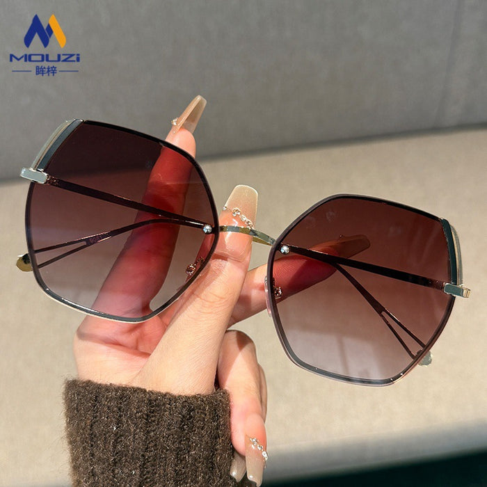 Wholesale Sunglasses, fashionable and casual frameless sunglasses, high-end and UV resistant sunglasses