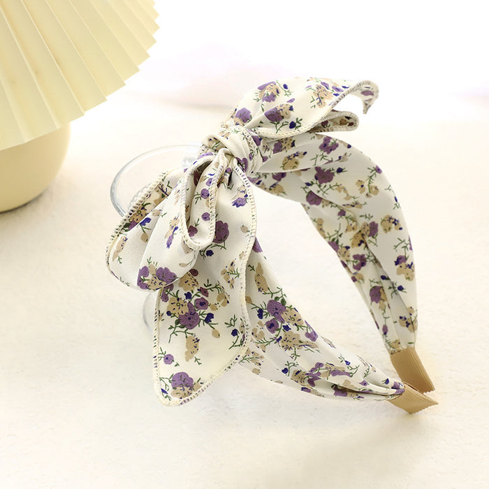 Wholesale Printing Bow Headband JDC-HD-MIs022