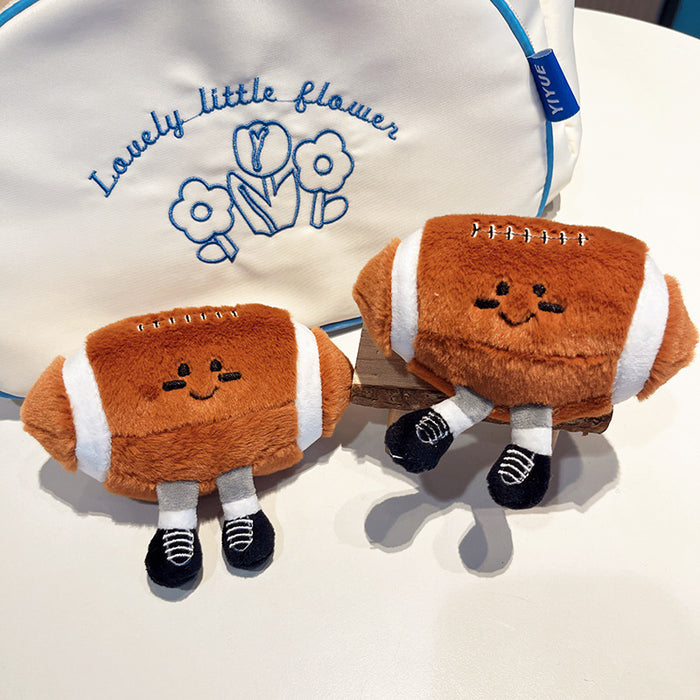 Wholesale  Rugby Plush Pendant Doll Gift Cartoon Keychain Plush Toy