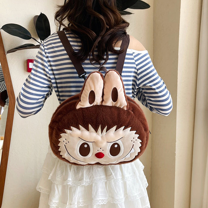 Wholesale Cartoon Doll Plush Bag Cute Plush Toy Backpack Crossbody Casual Versatile Birthday Gift