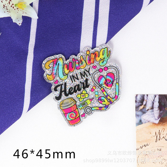 Wholesale Cartoon Organ Acrylic Pin DIY Patch Accessories JDC-FK-OuYie005