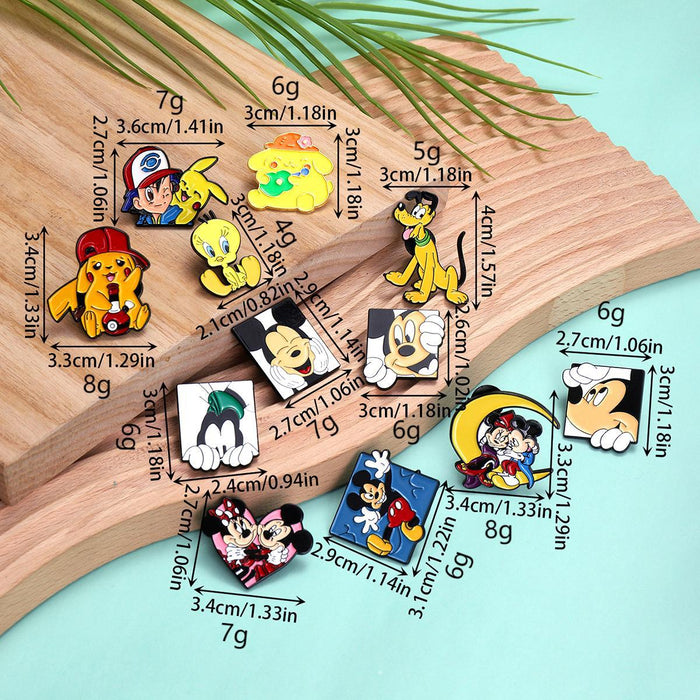 Wholesale Cartoon Brooch  Anime Story Metal Badge Accessories