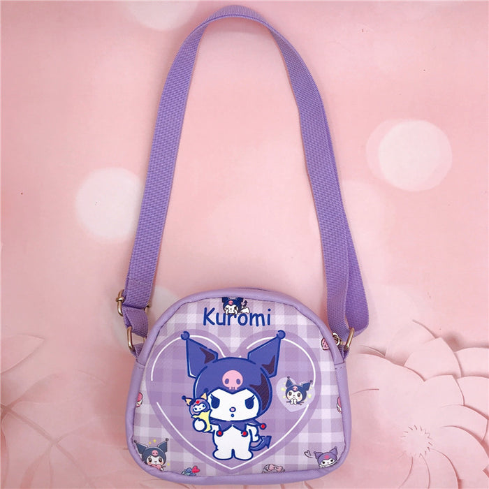 Wholesale PU Double-sided Printing Children's Messenger Shoulder Bag JDC-SD-YaLL003