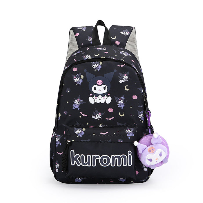 Wholesale Cute cartoon print student backpack  large capacity double shoulder bag