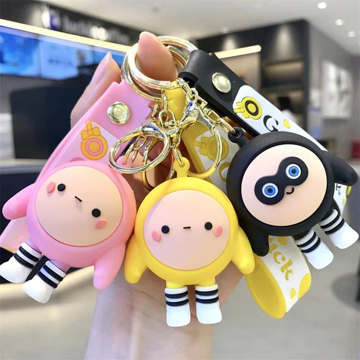 Wholesale Cute Cartoon 3D Keychain Metal Car Key Accessory Everyday